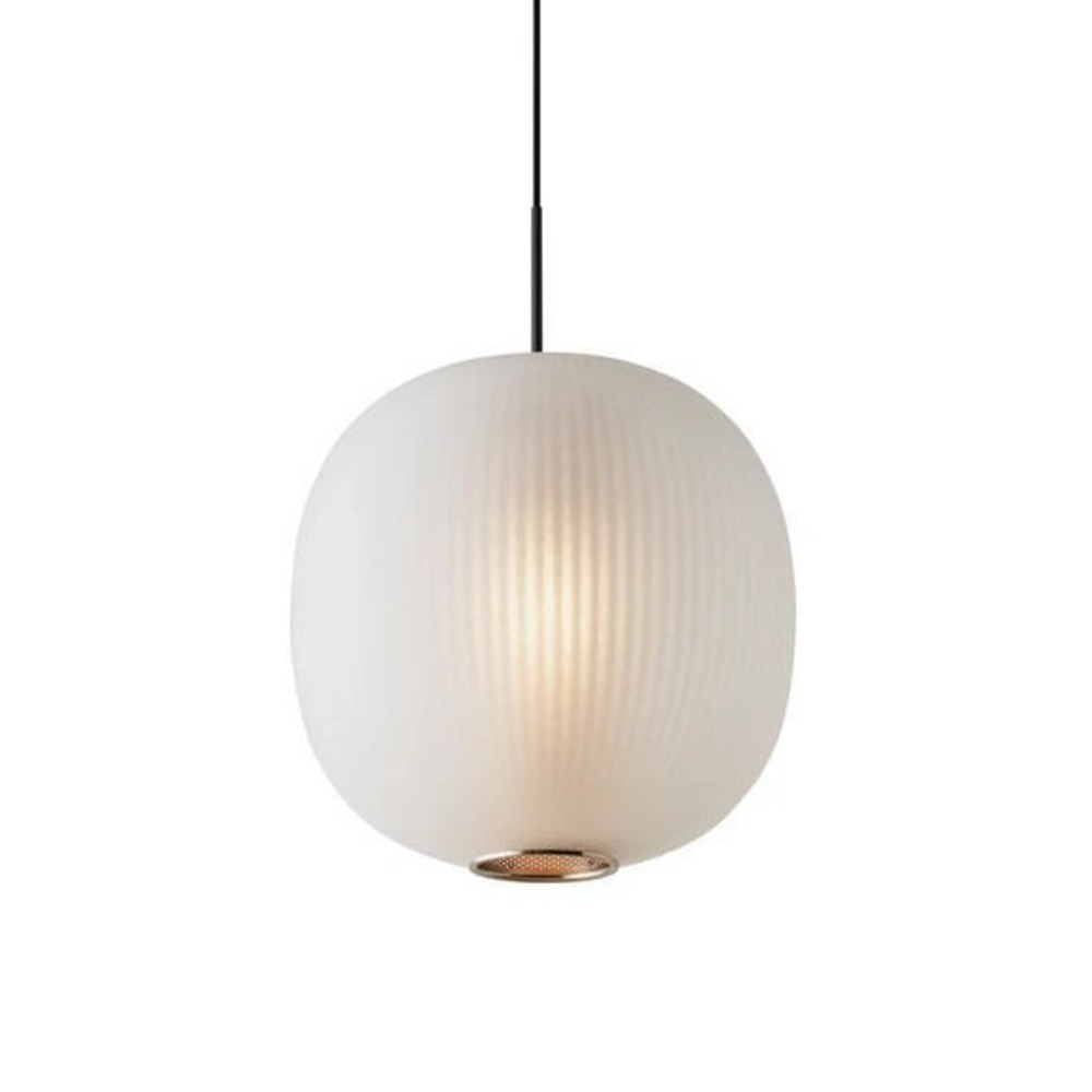 Resident Bloom Pendant Light - Nickle‎ Plated White - Small 9.4" Diameter - $695